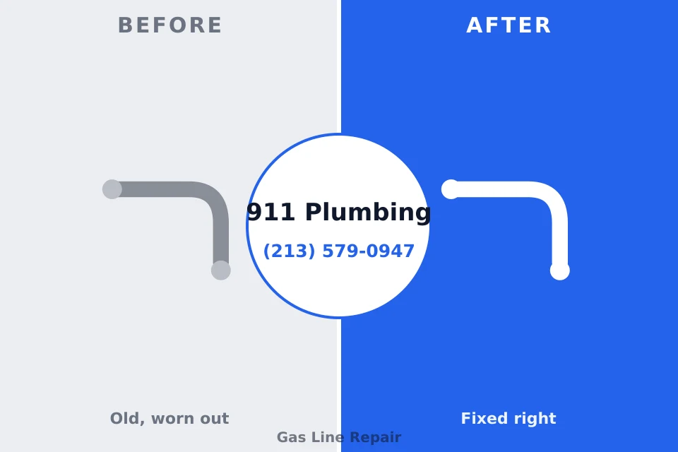 Before and after: plumbing company Central Lake, MI